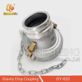 4" Aluminum API Gravity Drop Coupler   Anti siphon